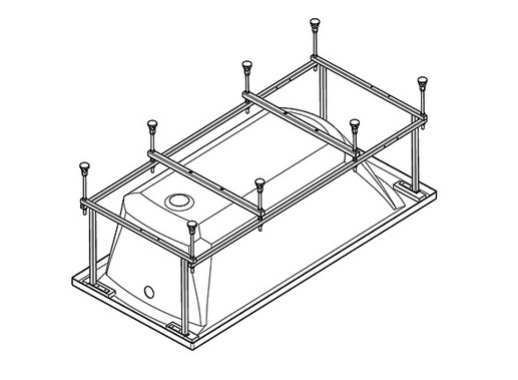 Каркас для ванны Roca Easy 150x70 ZRU9302906